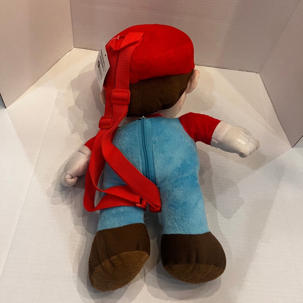 Mario Plush Backpack Accessory Innovations Nintendo Collectible Bag NEW - Picture 7 of 7